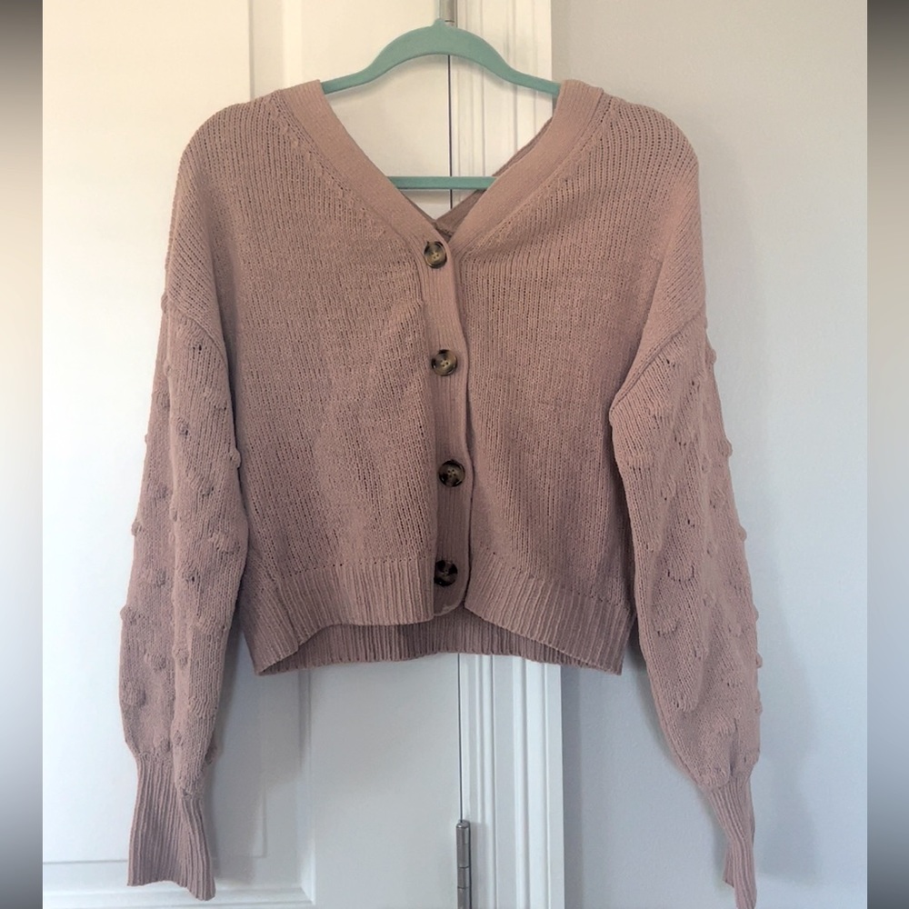 Taupe cozy fall sweater